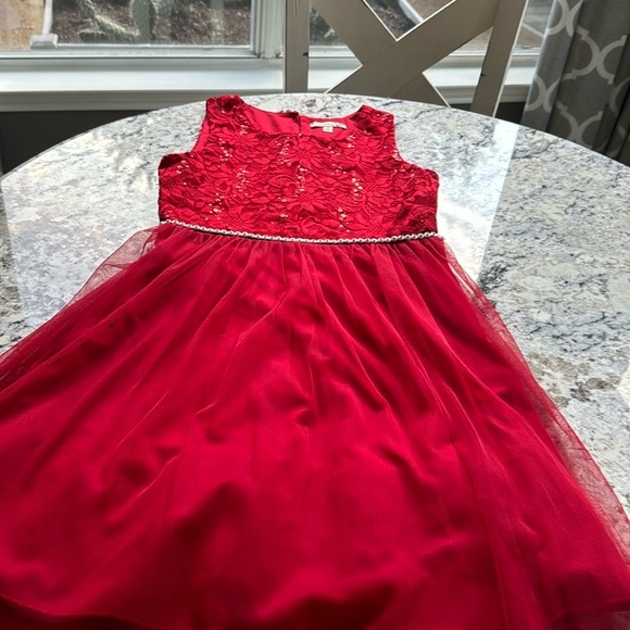 Red Speechless Kids dress - Picture 1 of 11